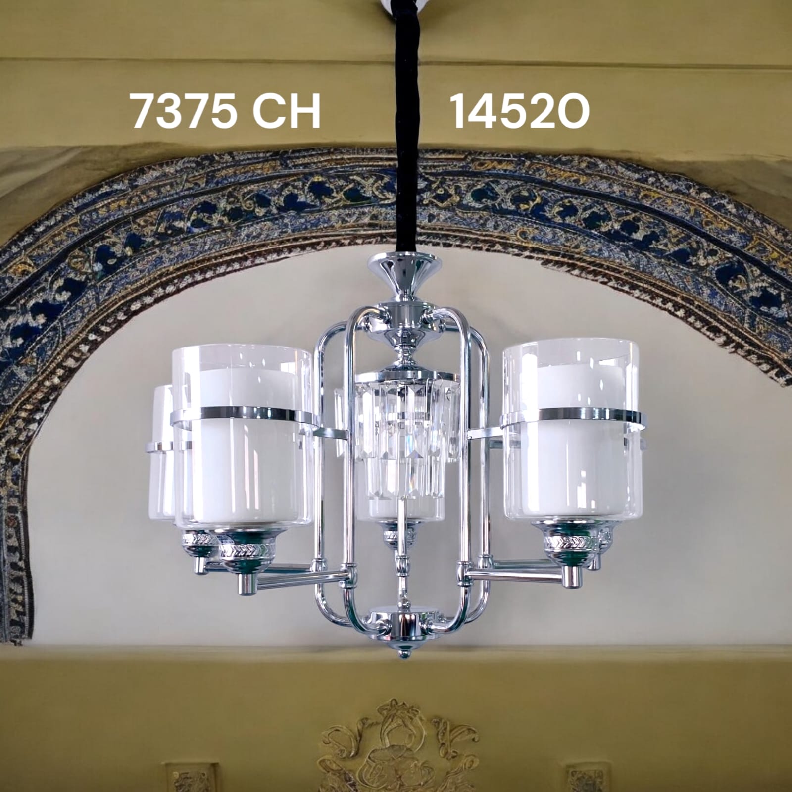 CrownLume 7375 CH Contemporary Chandelier – Model 14520