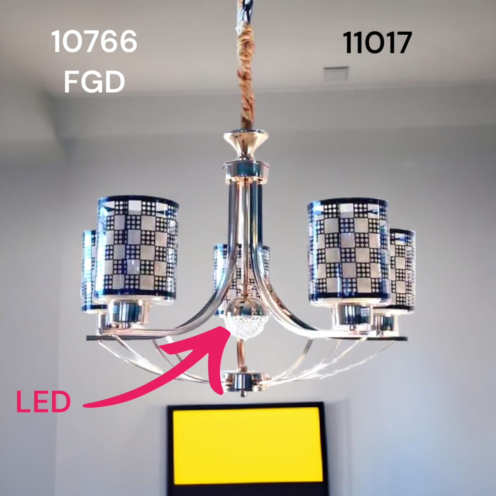 LED Crystal Chandelier LuxeCheck 10766 FGD 
