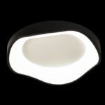 8039 Fourth Wave Flush Ceiling Light 3CCT – Black, Ø500mm